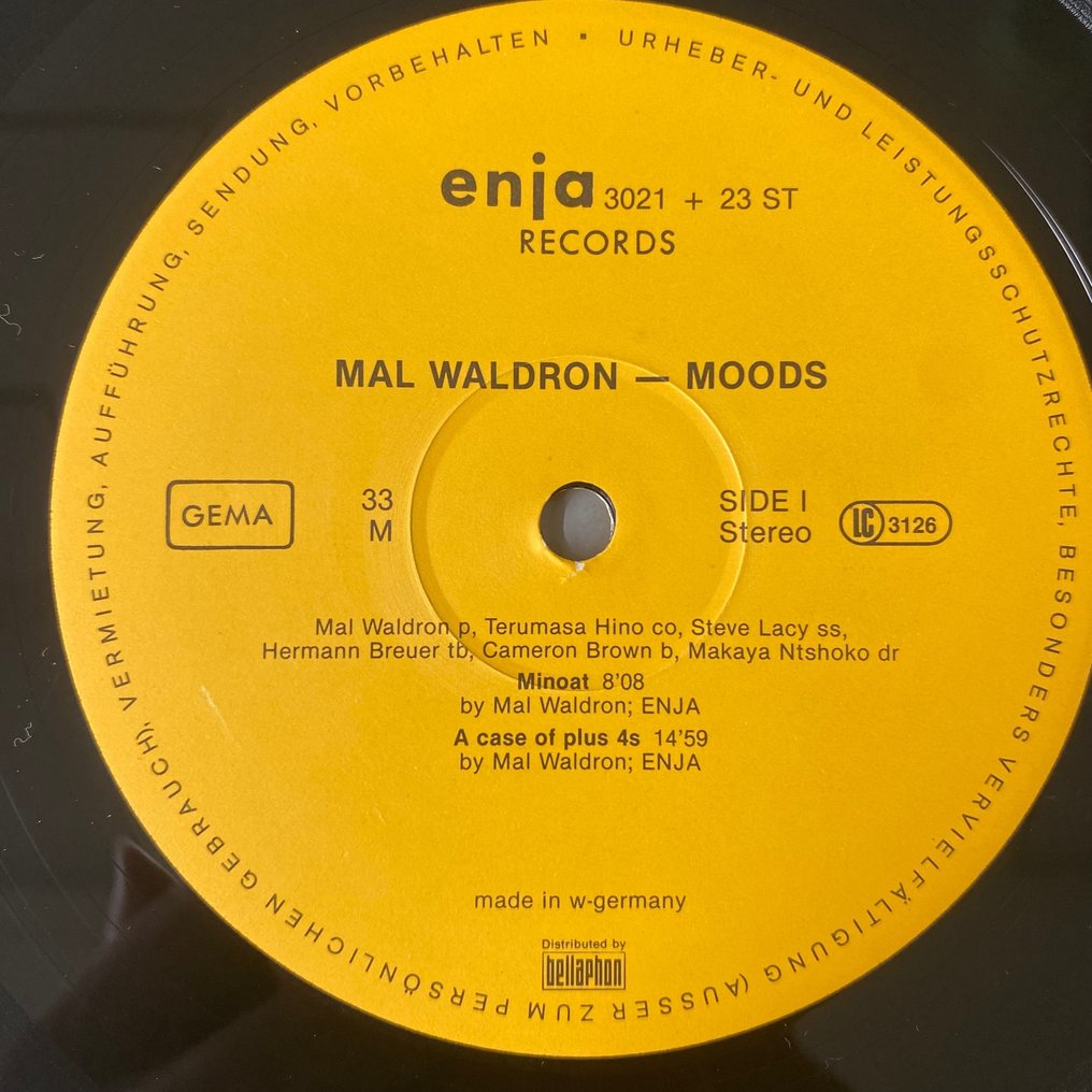 Mal Waldron - Moods (1st German Pressing) - LP - 1978 #3.1