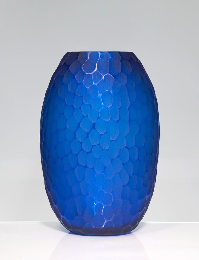 Seguso - 花瓶 -  毆打 - 24 厘米 - 穆拉諾玻璃 #1.1