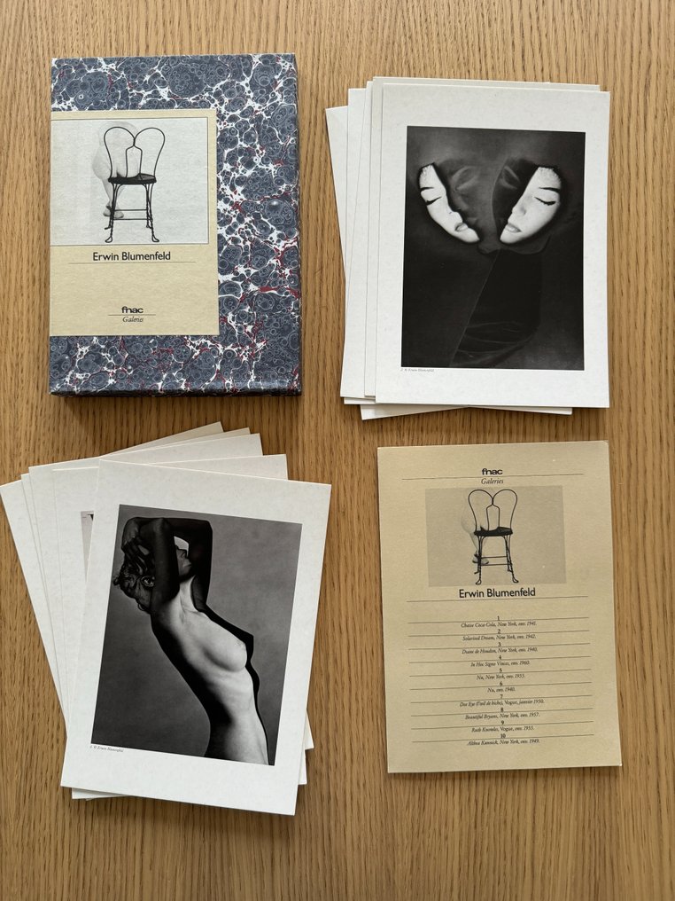 Erwin Blumenfeld - Fnac Galeries - Portfolio of 10 prints #1.1
