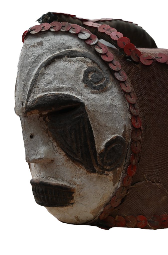 Sjelden Janus hodeplagg/coifure fra Igbo - Nigeria  (Ingen reservasjonspris) #2.1