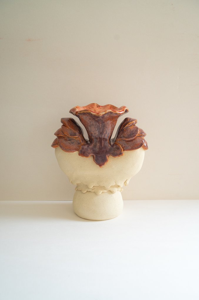 Eri Maeda - Escultura, Boundary Guardian - 18 cm - Cerâmica - 2024 #1.1