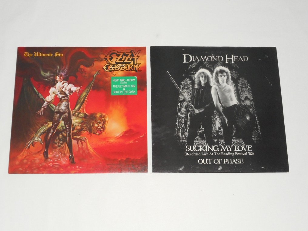 Ozzy Osbourne, Diamond Head - The Ultimate Sin - Titluri multiple - Disc vinil - 1983 #1.1