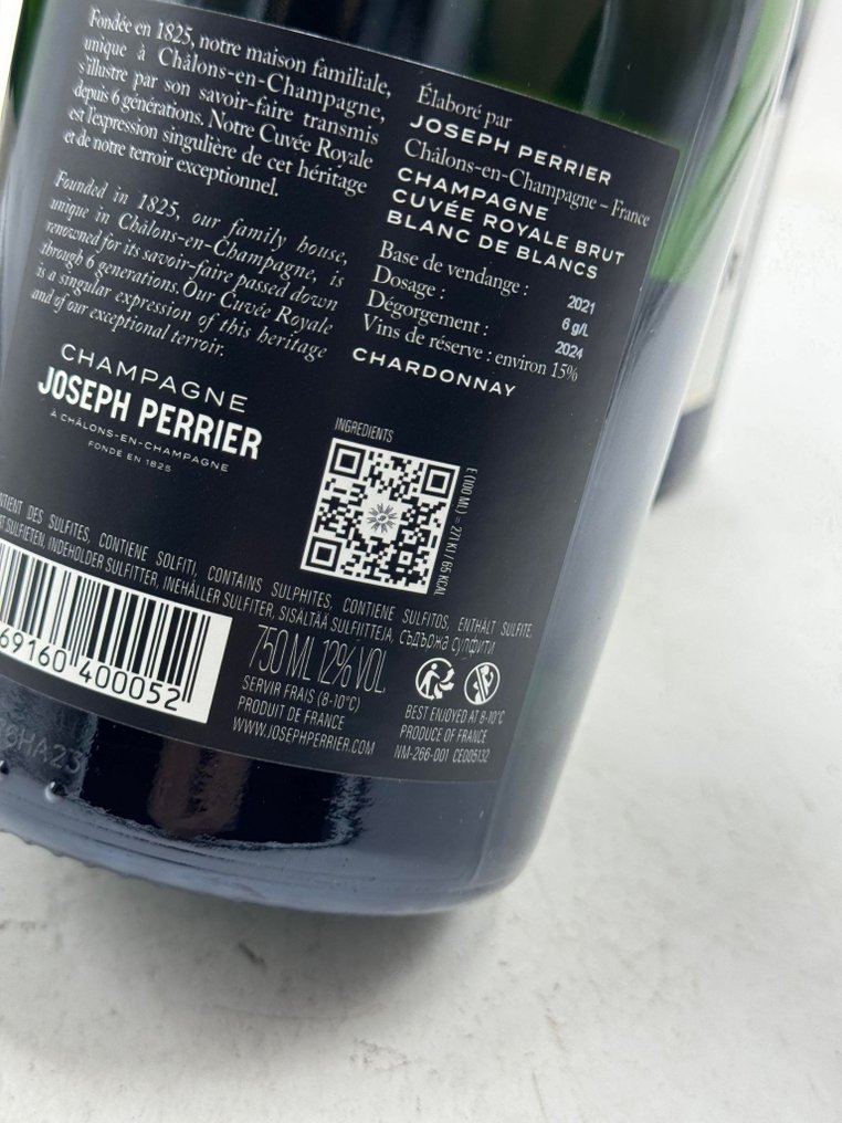Joseph Perrier, Cuvée Royale Brut - Champagne Blanc de Blancs - 6 Bottles (0.75L) #2.1