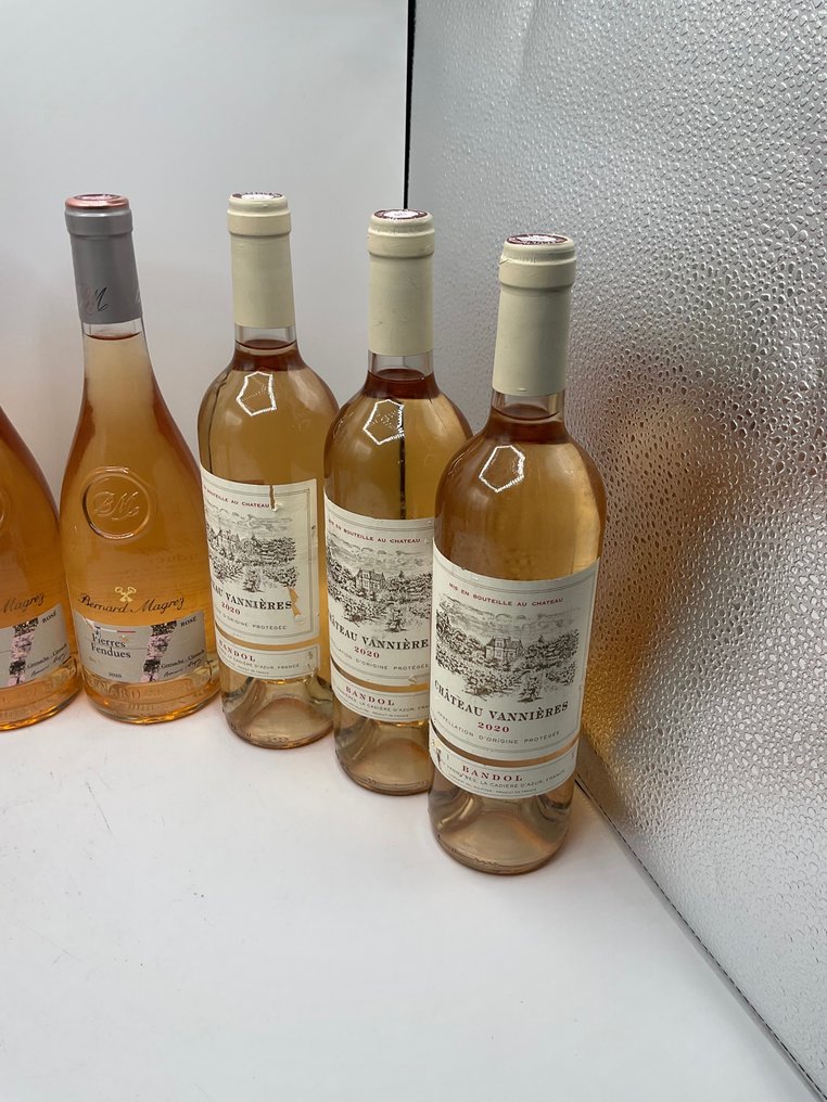 2019 x 4 Les Hauts Paulilles Cases Collioure 2020 x 2 Bernard Magrez Pierre Fendues rose & x 3 Château - Déli Vannières Bandol - 9 Bottles (0.75L) #2.1