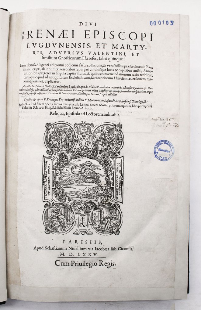 F. Francisci - Divi Irenaei Episcopo Lvgdvnensis et Martyris - 1575 #1.1