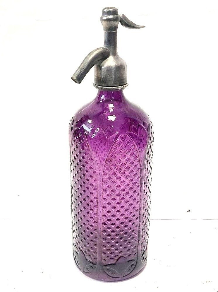 瓶 - 紫羅蘭現代主義虹吸管 #1.1