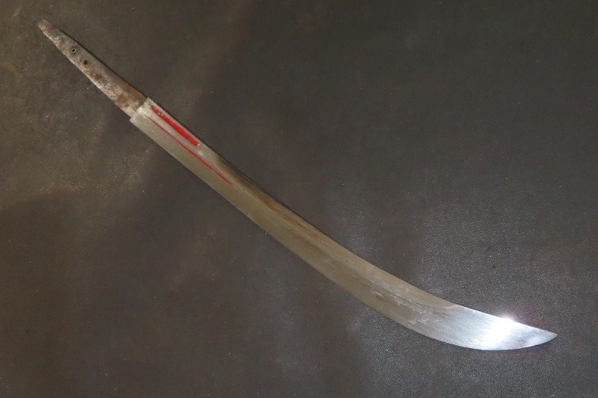 武士刀 - 玉钢 - Naginata only blade : A4-118 - 日本 - Edo Period (1600-1868) #2.1