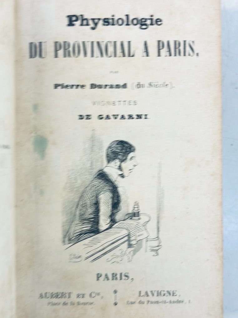Daumier, Gavarni / Frédéric Soulié, Maurice Alhoy - Collection physiologies. Du Musicien, du Voyageur, du chasseur - 1841-1843 #2.1