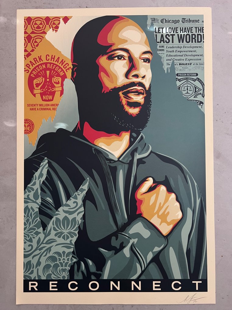 Shepard Fairey (OBEY) (1970) - Reconnect #1.1