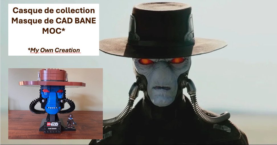 Lego - Star Wars - Buste CAD BANE - Le Chasseur de Primes - 2020+ #2.1