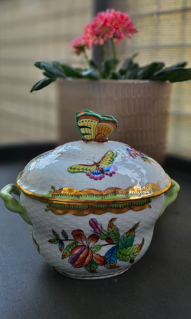 Herend - Sugar bowl - Victoria Queen - Porcelain - Porcelain Queen Victoria #1.1