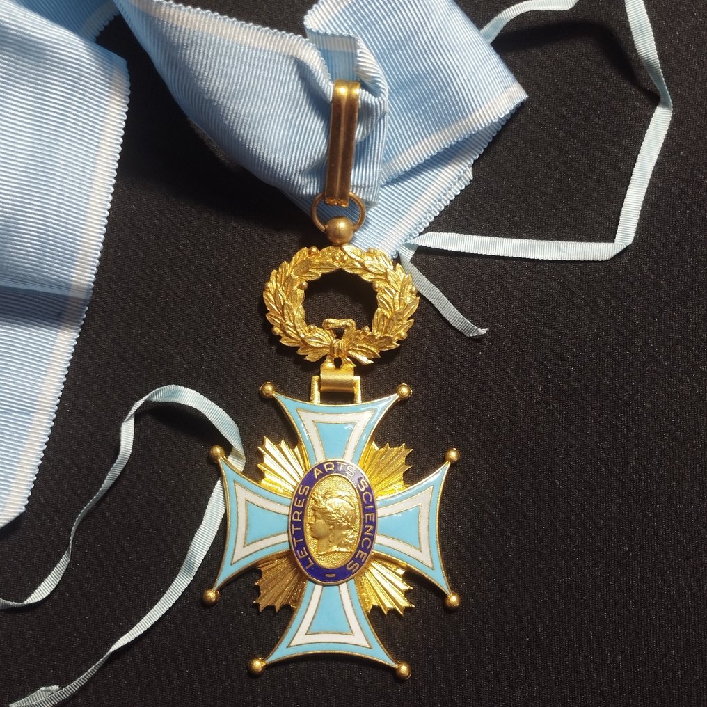 Frankreich - Medaille - Belle médaille en commandeur des Lettres Arts et Sciences S26A*(REF5508) #1.1