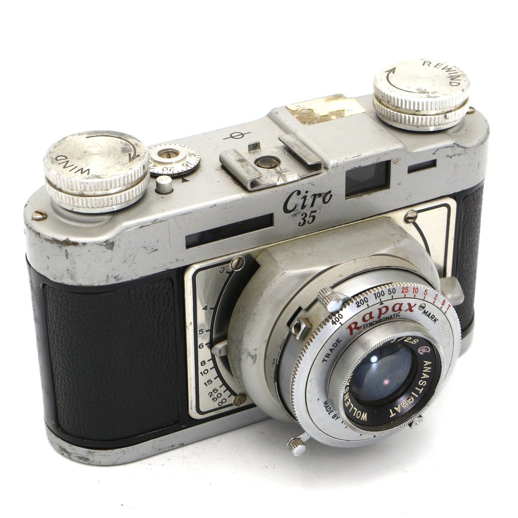 Ciro 35 met Wollensak 50mm f/2.8 Anastigmat en Rapax sluiter #analogue #vintage Meetzoeker camera  (Zonder Minimumprijs) #2.1