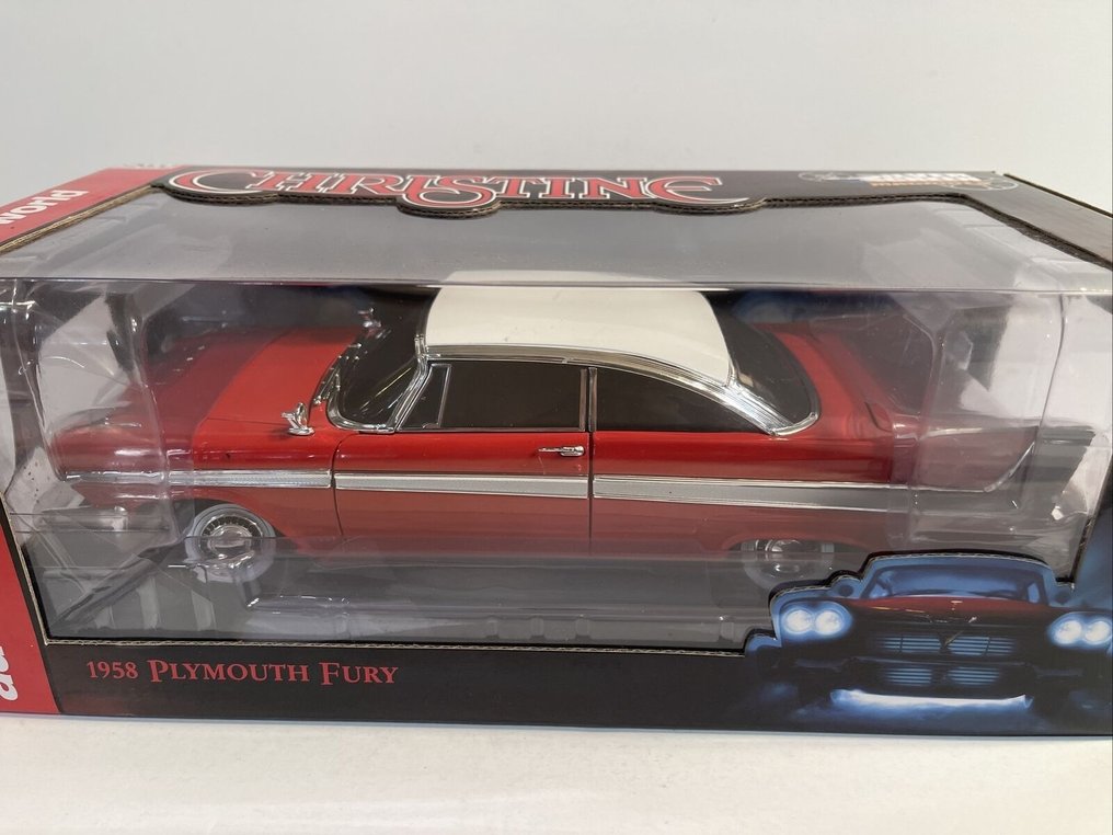 Autoworld 1:18 - Modellbil - Plymouth Fury 1958 "Christine Evil Version" - Filmutgåva! #2.1