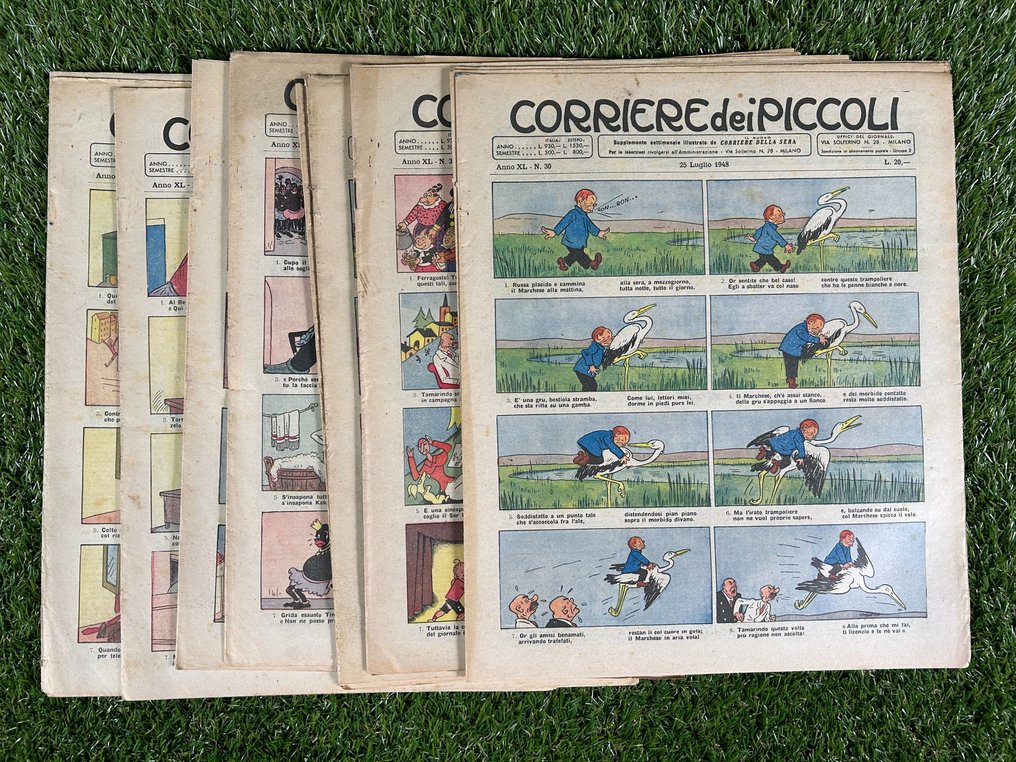 Il Corriere dei Piccoli anno XL, nn 1/52 cpl - annata completa - 52 雜誌 - 第一版 - 1948 #2.1