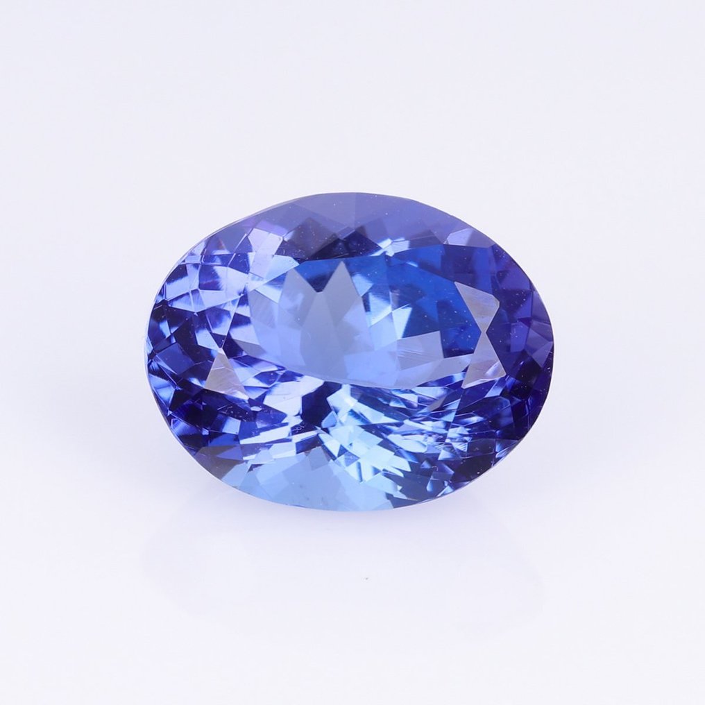 1 pcs Albastru (violet) Tanzanite - 3.10 ct #1.1