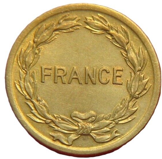 法國. Provisional Government (1944-1947). 2 Francs 1944 Philadelphie  (沒有保留價) #1.2