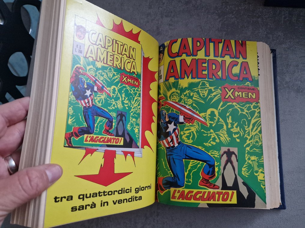 Kapitan Ameryka - nn. 1/128 serie completa rilegata - 128 Comic - Pierwsze Wydanie - 1971 #2.2