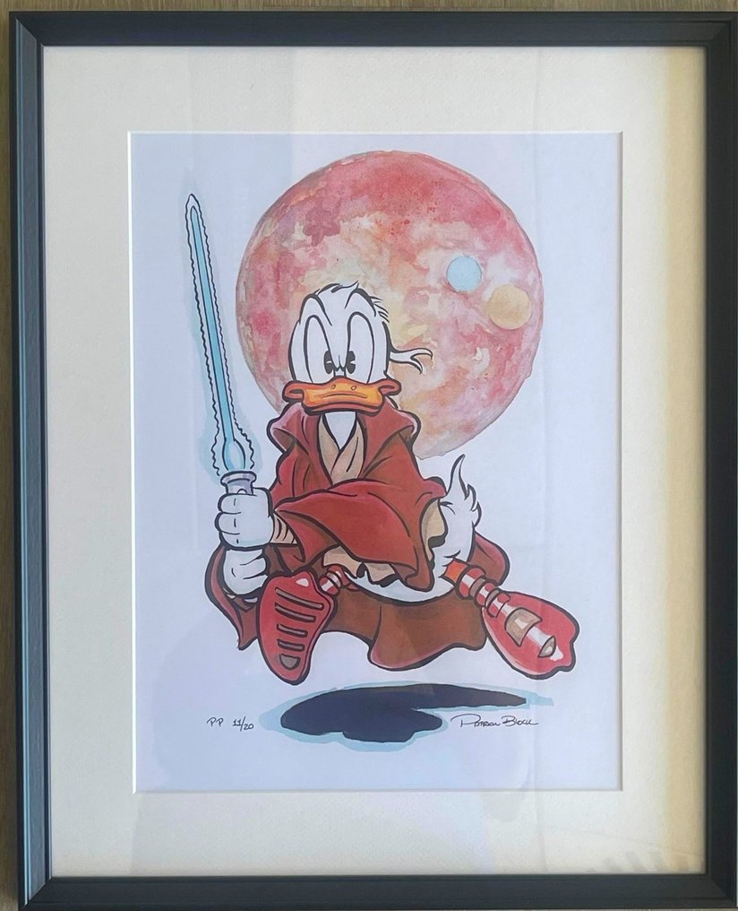 Patrick Block - Donaldwon Duckobi - framed and matted Publisher's Proof print #1.0