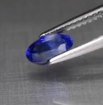 Zonder minimumprijs - 1 pcs  Blauw Saffier  - 1.07 ct - International Gemological Institute (IGI) - Sapphire #4.3