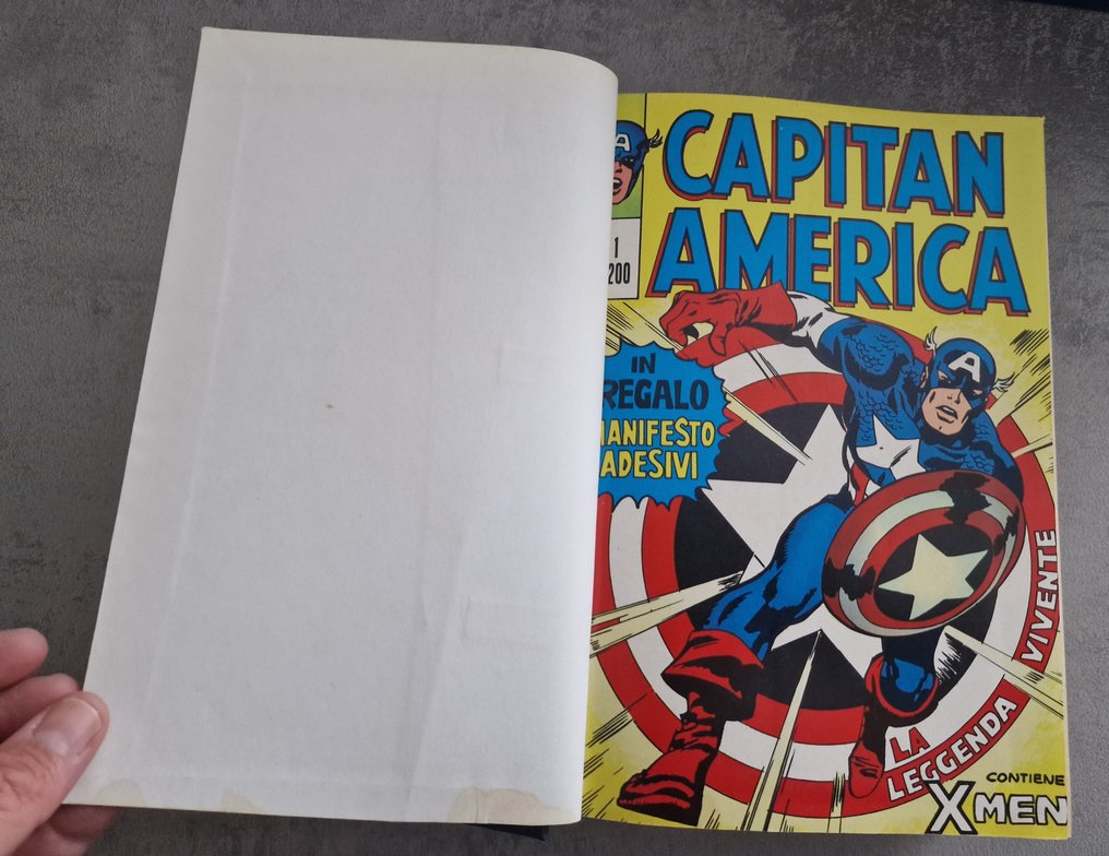 Kapitan Ameryka - nn. 1/128 serie completa rilegata - 128 Comic - Pierwsze Wydanie - 1971 #1.1