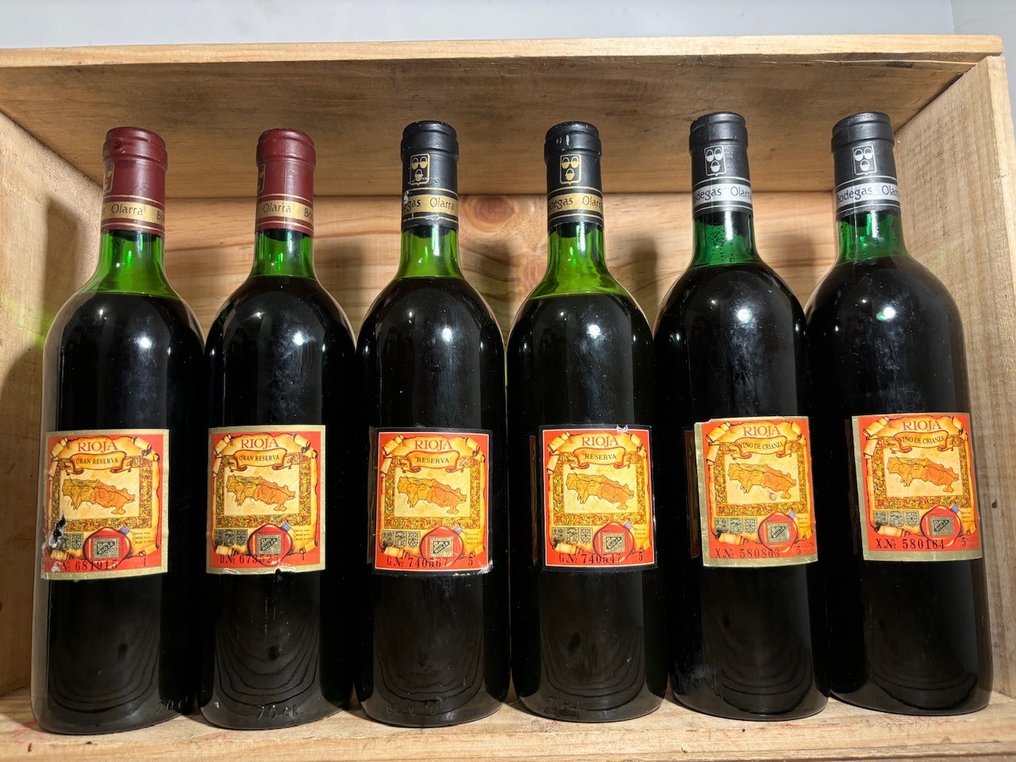 1975 Bodegas Olarra, Gran Reserva x2, 1976 Reserva x2 & 1973 Crianza x2 - Rioja Crianza, Gran Reserva, Reserva - 6 Botellas (0,75 L) #3.2