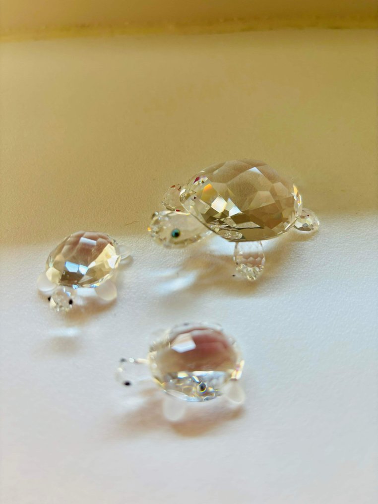 swarovski - Figuuri - Schildpad- Schildpadjes  (3) - Kristalli #1.1