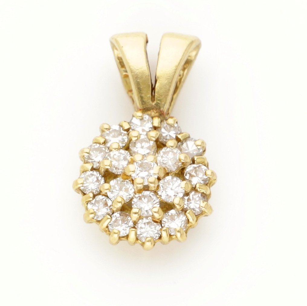 Sem preço de reserva - Pingente - 18 K Ouro amarelo Diamante  (Natural) #1.1