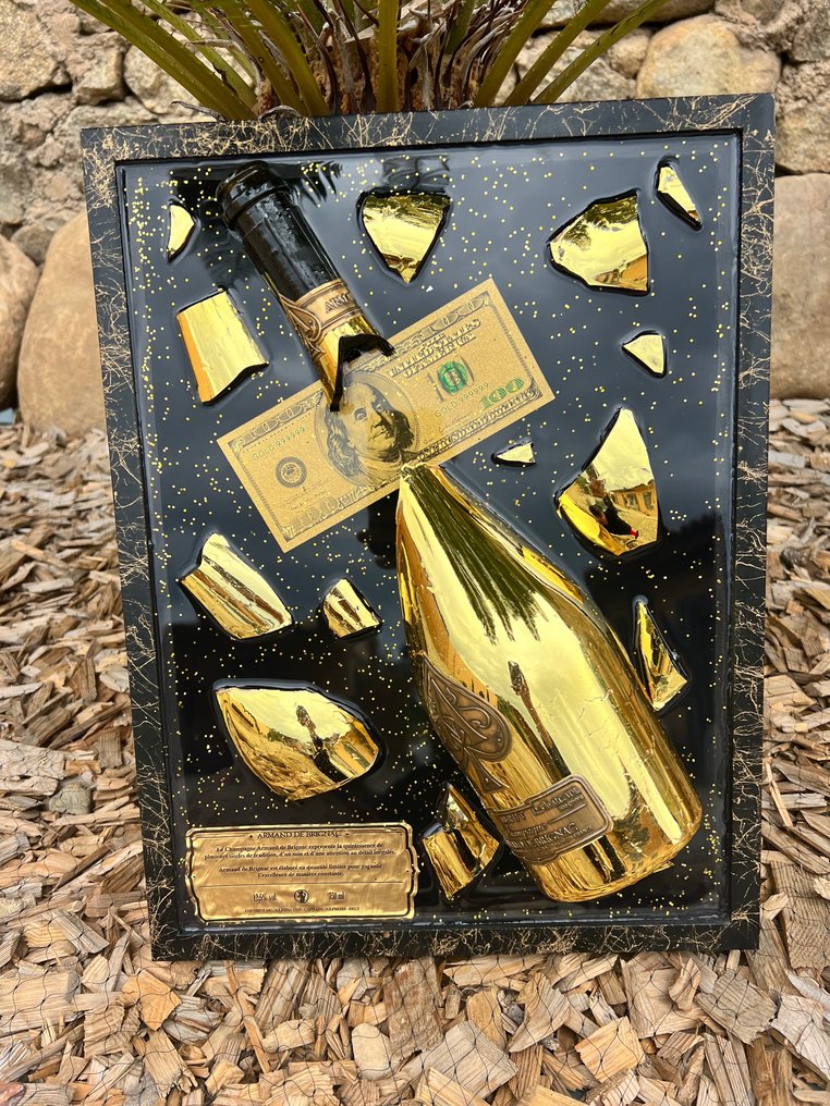 ORIMA Pop Art - The Broken Bottle Dollars vs Champagne « ARMAND de BRIGNAC » #1.1