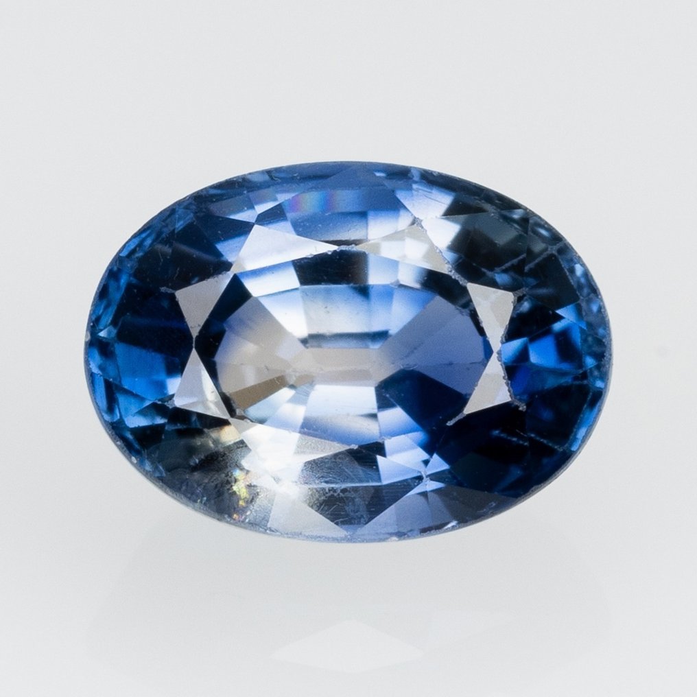 Fără preț de rezervă Albastru Safir  - 1.24 ct - IGI (Institutul gemologic internațional) #1.1