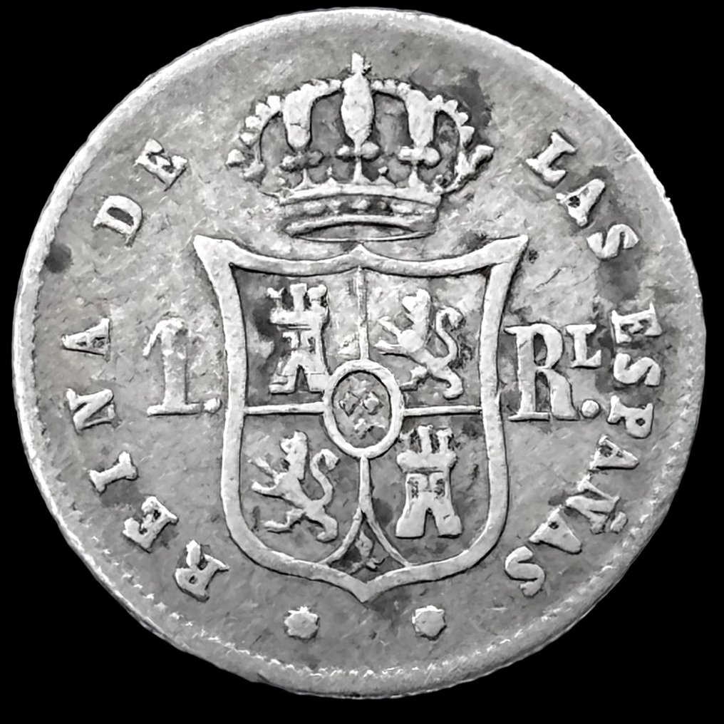 Hiszpania. Isabel II (1833-1868). Real - 1852 - Sevilla - (S26-002)  (Bez ceny minimalnej
) #1.2
