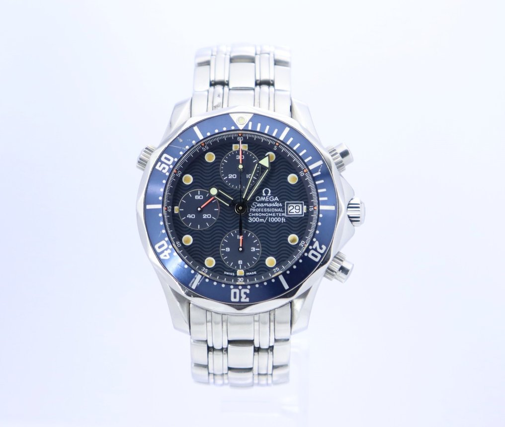 Omega - Seamaster Professional chronograph Date - No Reserve Price - 2298.80 - Men - 2000-2010 #2.1