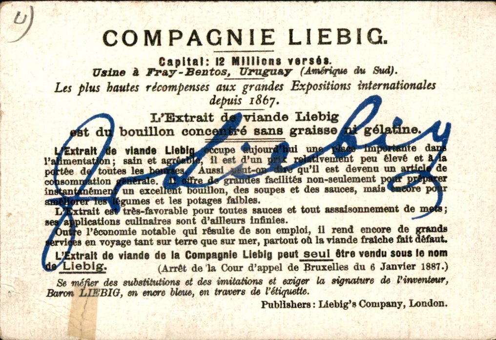 Belgia - Liebig Chromo S190 - S203 - S205 - Pocztówka (18) - 1887-1888 #2.1