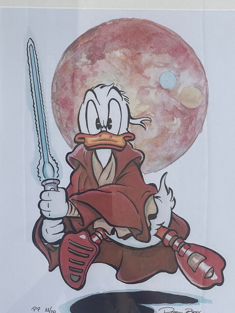 Patrick Block - Donaldwon Duckobi - framed and matted Publisher's Proof print #1.0