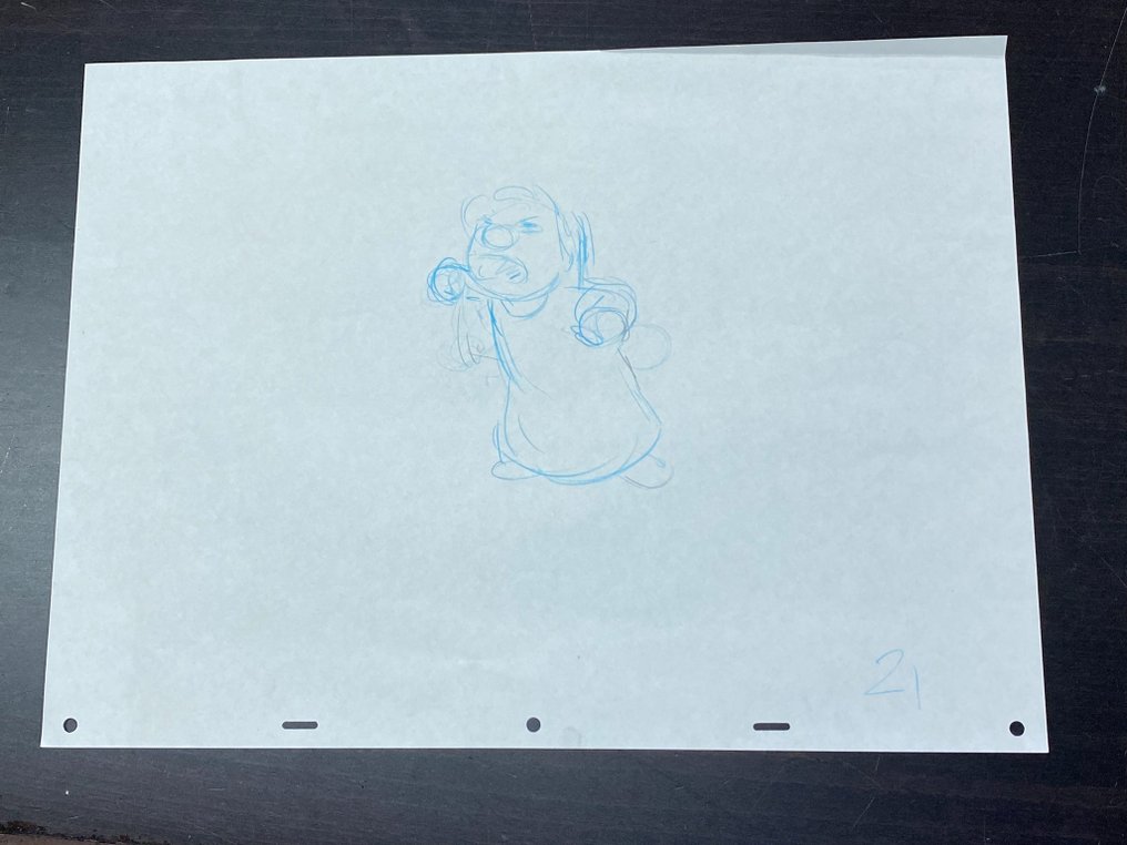 Disney Feature Animation - Lilo & Stitch (Walt Disney, 2002) - 1 Desenho Original de Produção de Lilo, tamanho grande! #3.1