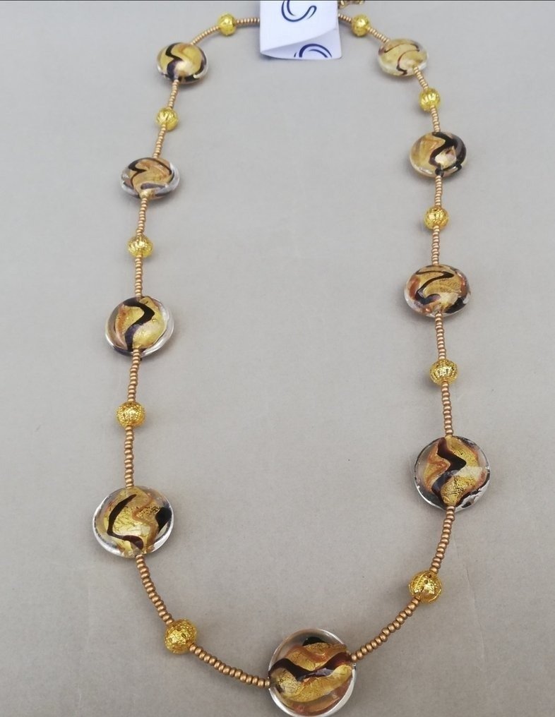 24 kt. - Yellow gold, Murano - Necklace #1.0