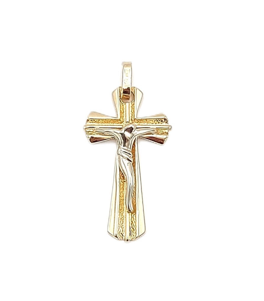 吊坠 - 18K包金 黄金, 白金 #1.0