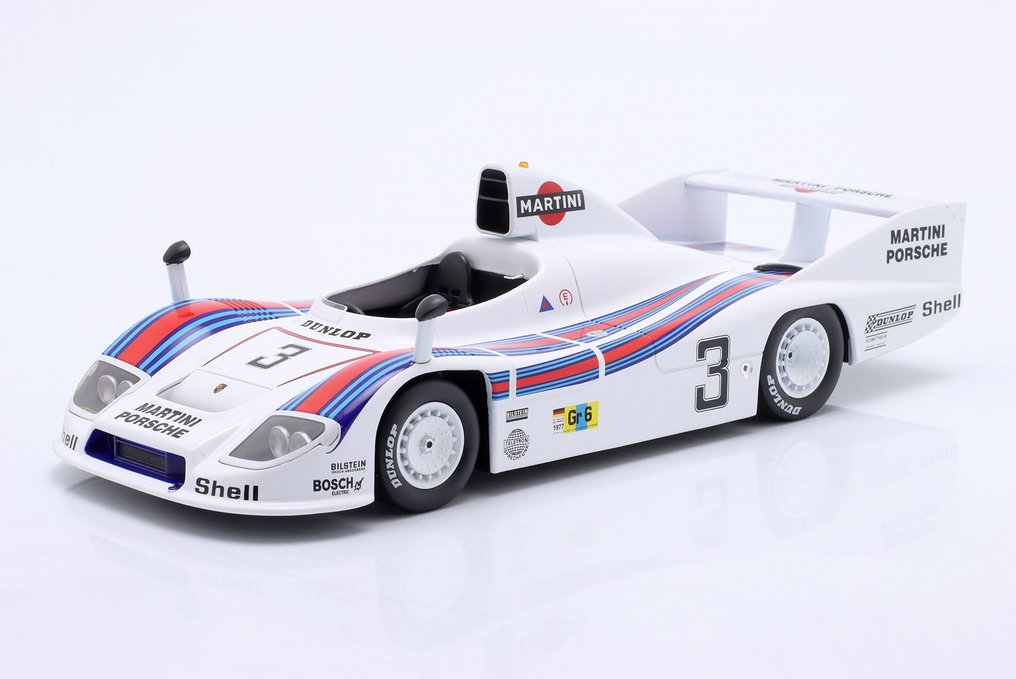 Werk83 1:18 - Miniatura de carro de corrida - Porsche 936/77 #3 24h Le Mans 1977 - Jacky Ickx/Henri Pescarolo #2.2