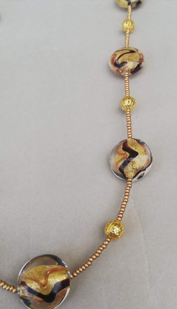 24 kt. - Yellow gold, Murano - Necklace #4.3
