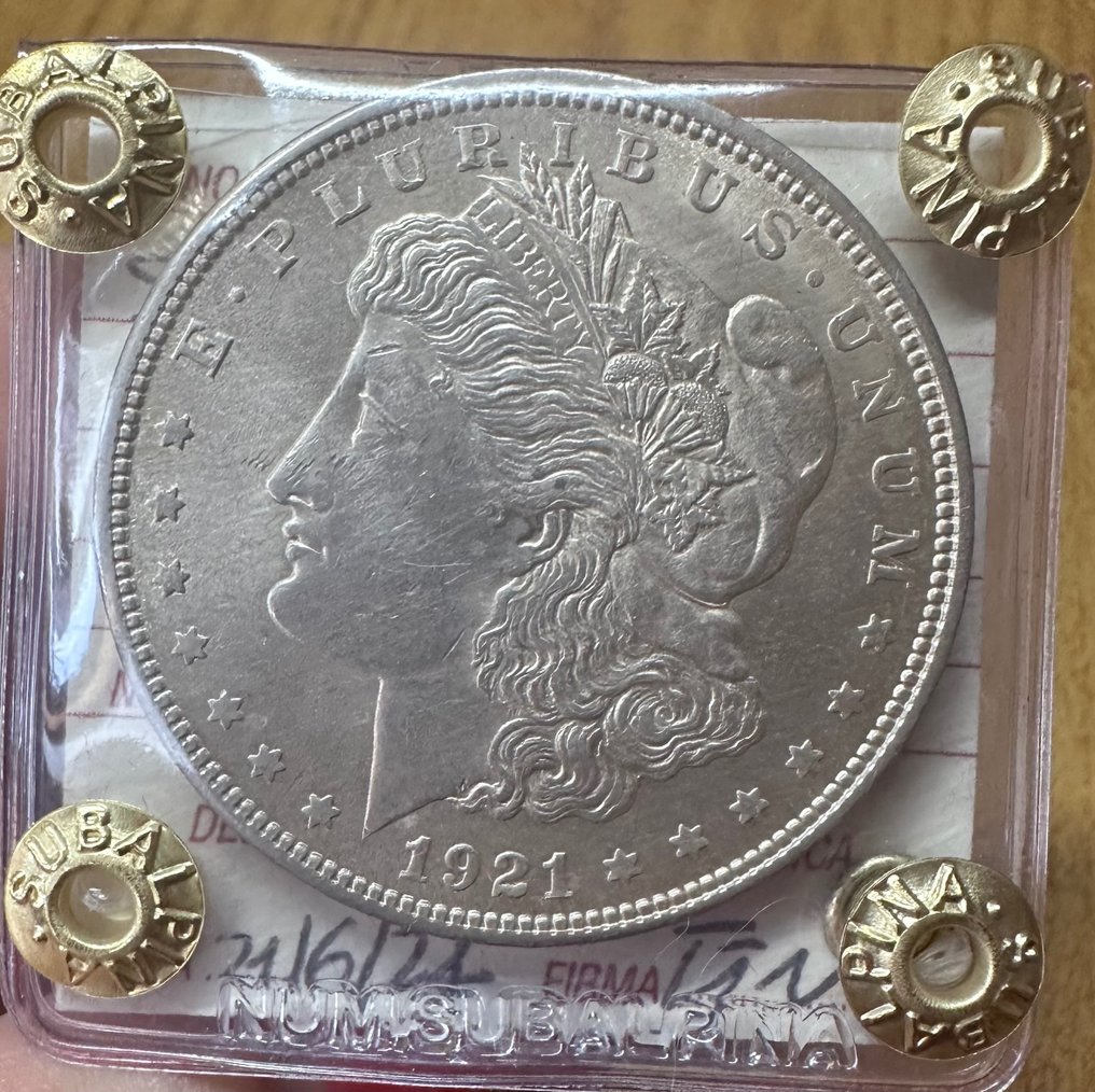 Estados Unidos. Morgan Dollar 1921  (Sin Precio de Reserva) #1.1
