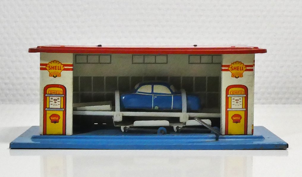 Unknown # - Toy Blikken "Shell Garage mét Hefbrug". - 1960-1970 #2.2