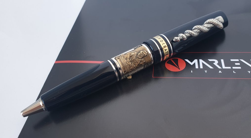 Marlen - Ippocrate Blu (dedicata al mondo della medicina) - Special edition in resina e Argento - Pix cu pastă #1.0