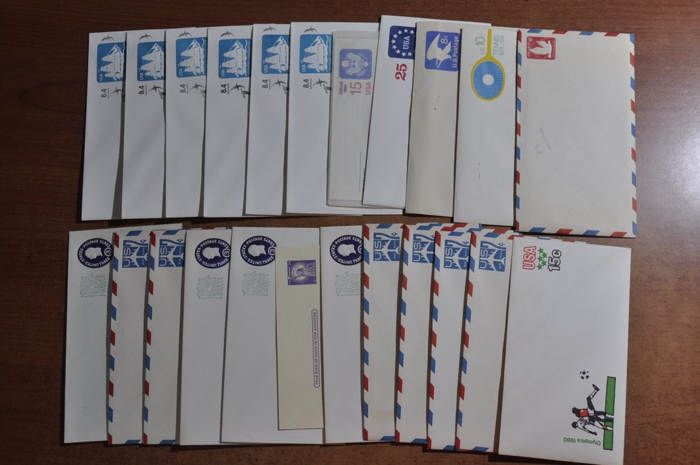 USA  - Batch of 100's of Mint Mint pre-stamped Covers and Postcards #2.1