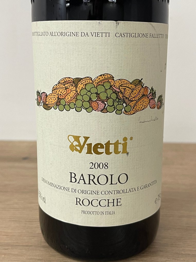 2008 Vietti, "Rocche" - Barolo - 1 Bottiglia (0,75 litri) #1.2