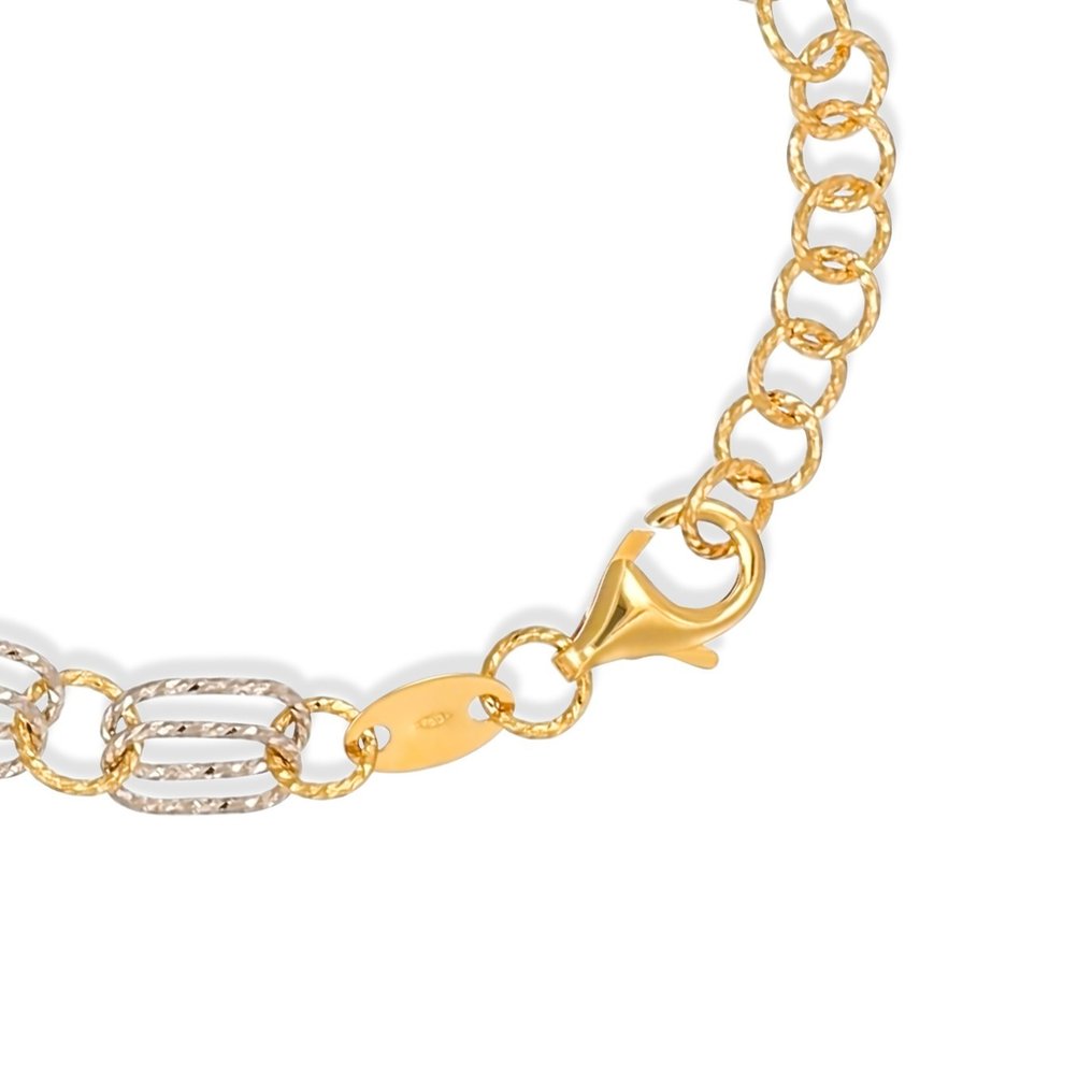 手镯 - 18K包金 白金, 黄金 #1.0