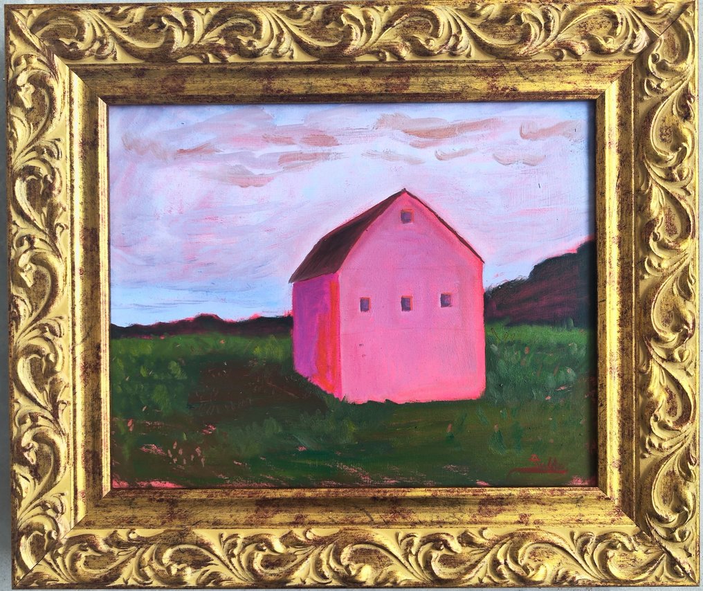École française (XX) - La maison du ciel rose #2.1