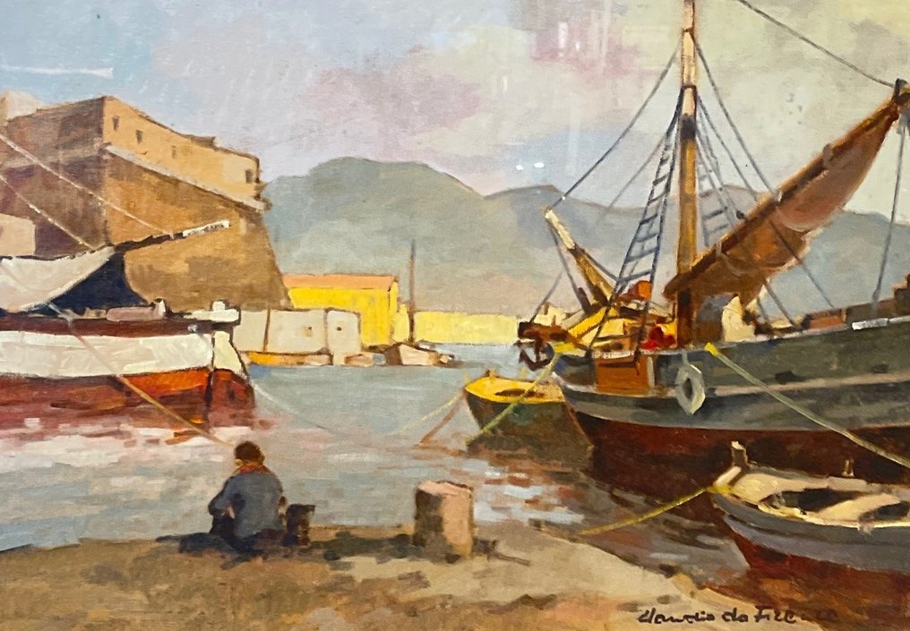 Claudio Da Firenze (1943) - Nel porto #1.1