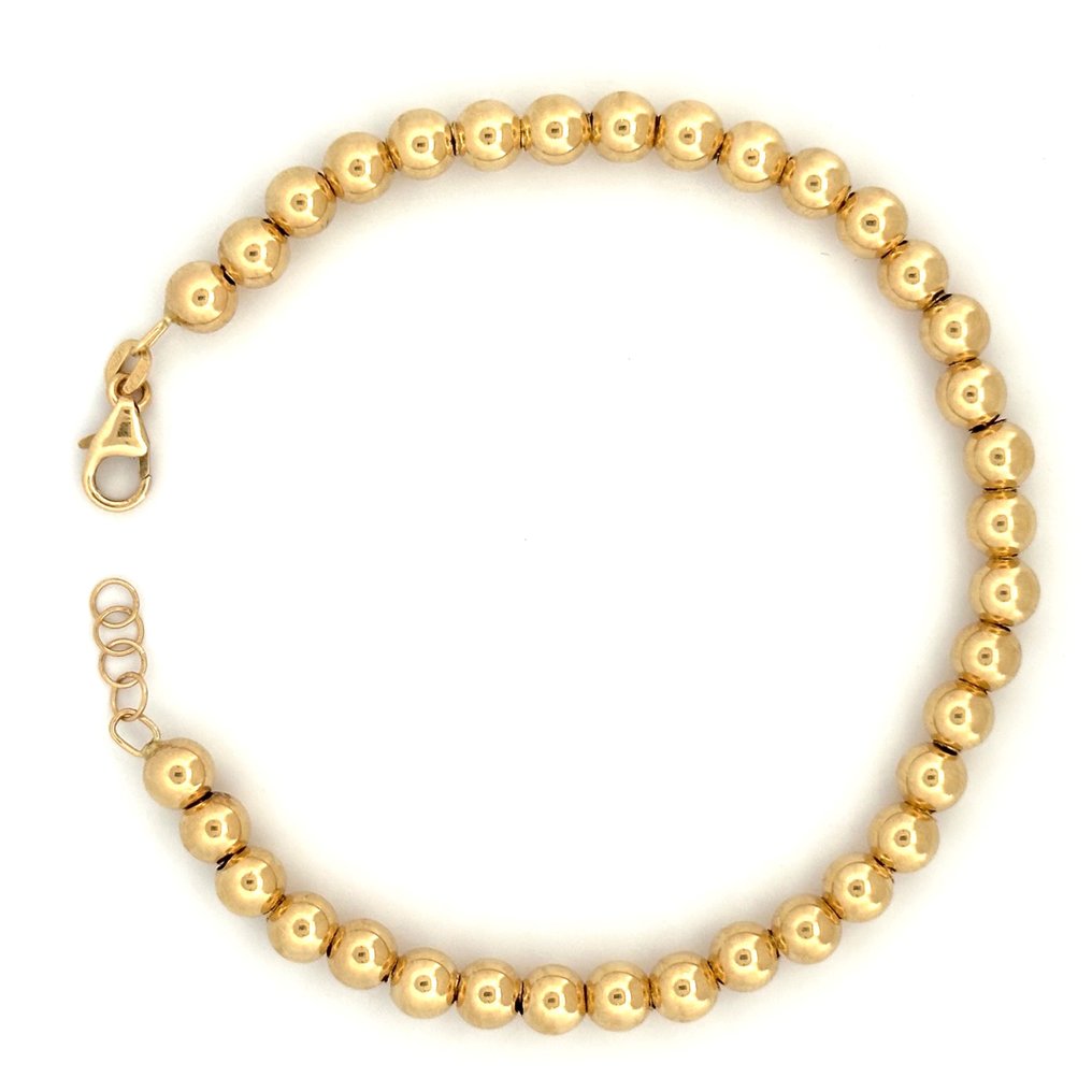 没有保留价 - Handmade - 手镯 - Sfere d'oro - 2.9 g - 18K包金 黄金 #3.2