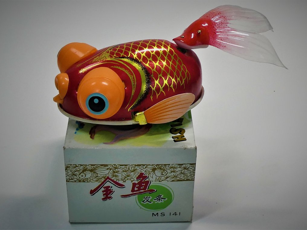 MS-141 #  - Jouet en étain Chinese "Goldfish / Goudvis" uit de 60/70-er jaren !! #2.2