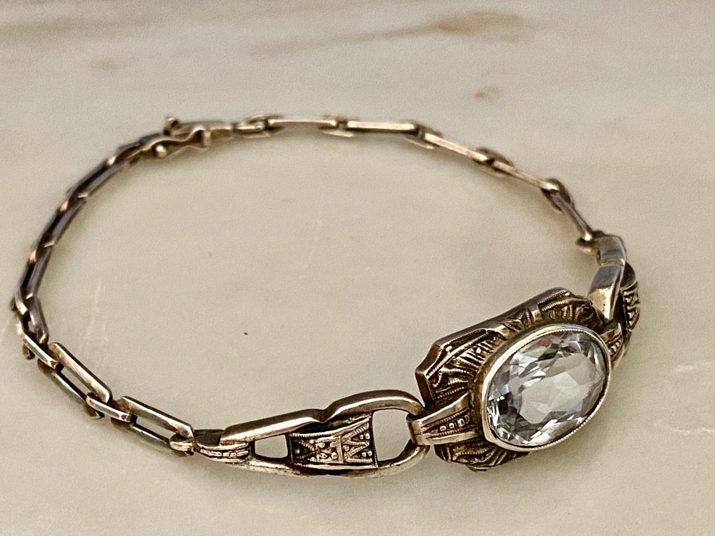 No Reserve Price - Bracelet Silver Spinel #1.1